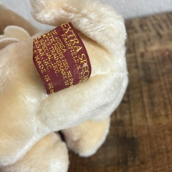 Vintage Plush Puffy Lion Dog Puppy Special Effects 1985 Fluffy 1980s Rare HTF - Picture 5 of 7